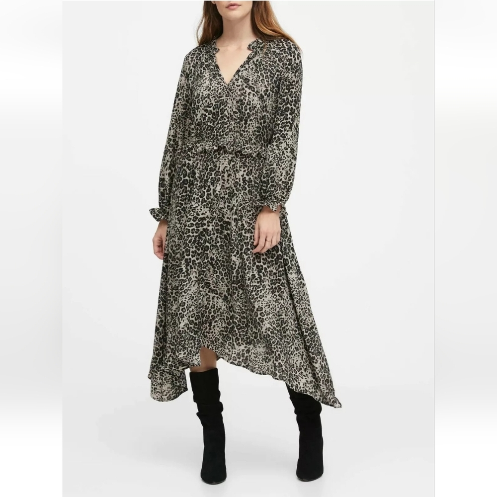 Banana Republic Long Sleeve Midi Dress Size 4